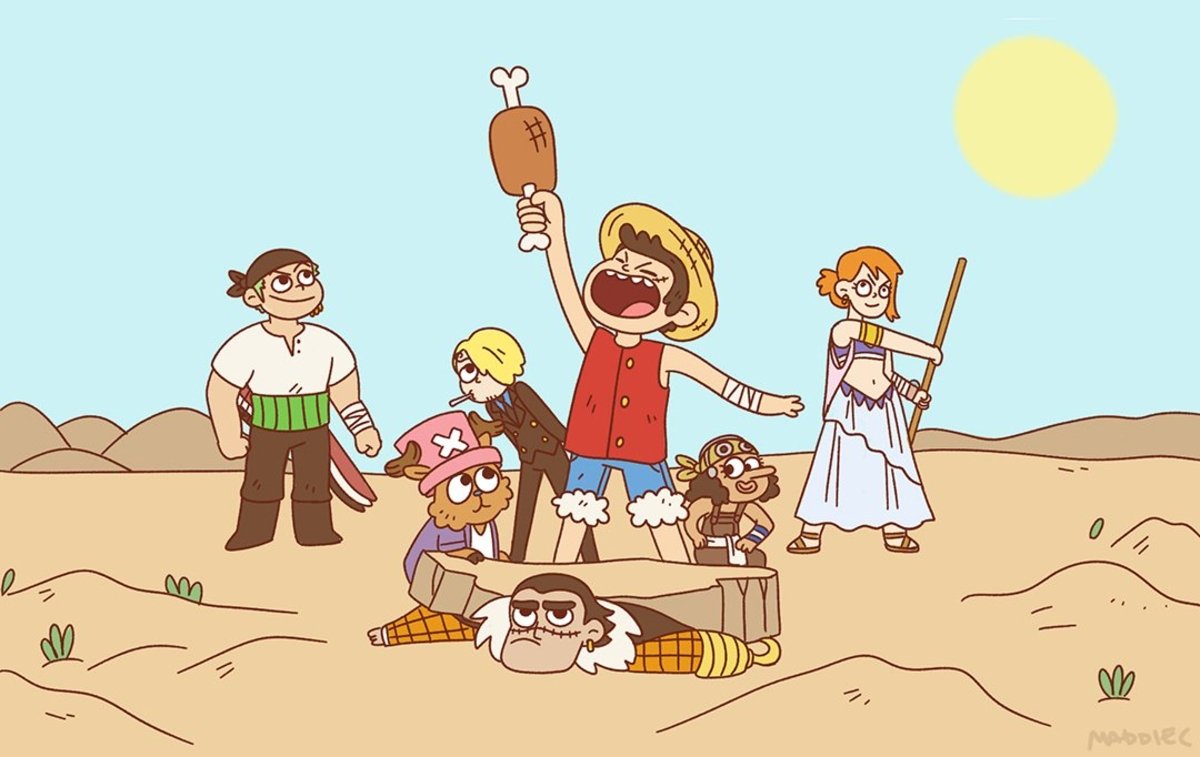 One Piece se transforma en una serie de Cartoon Network con el trabajo de esta artista