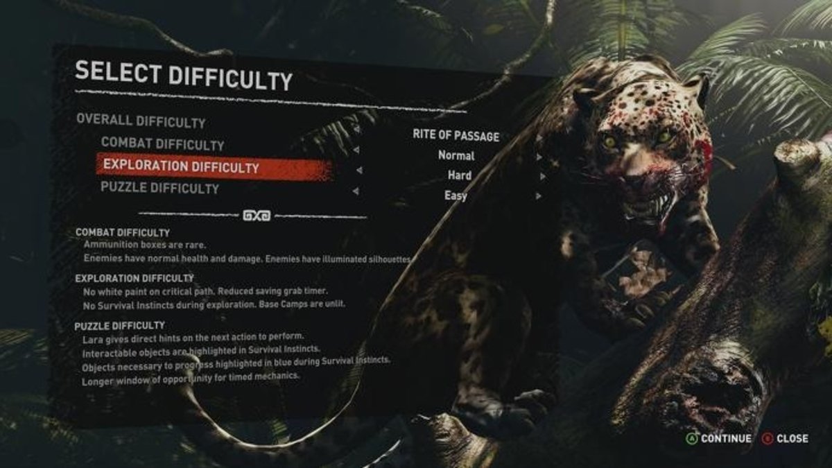 Shadow of the Tomb Raider permite ajustar las dificultades de manera independiente