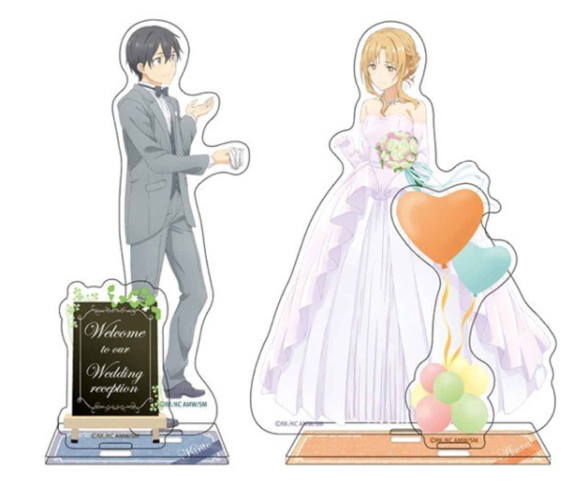 Sword Art Online muestra cómo sería la boda de sus protagonistas en una ilustración