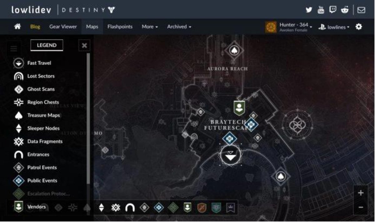 Destiny 2 tiene con una web hecha por fans para encontrar los objetos escondidos