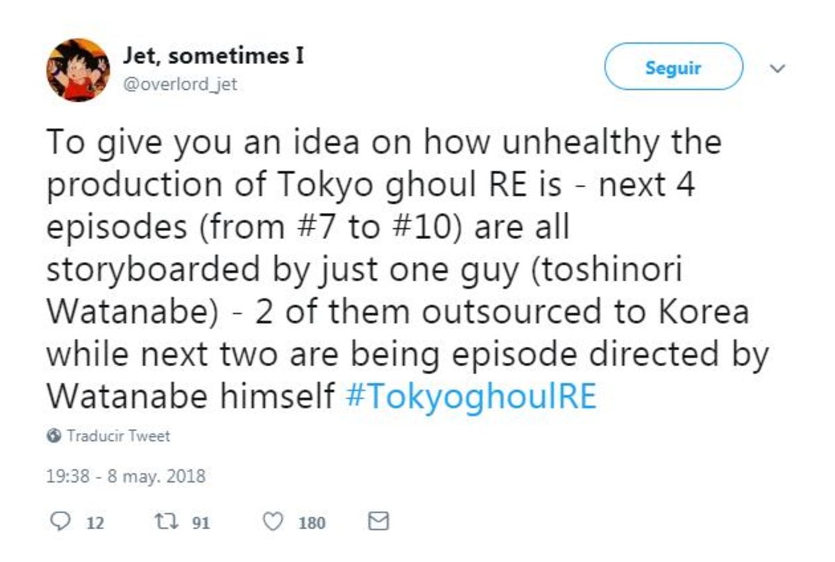 La tercera temporada de Tokyo Ghoul podría estar en problemas