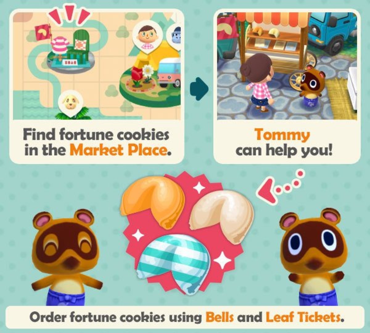 Animal Crossing: Pocket Camp genera polémica con sus galletas de la fortuna