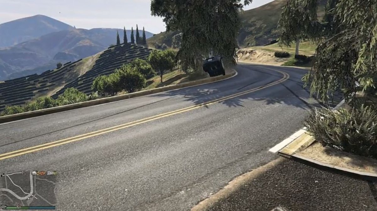 Los jugadores de GTA Online descubren una carretera en la que todos los NPCs se estrellan