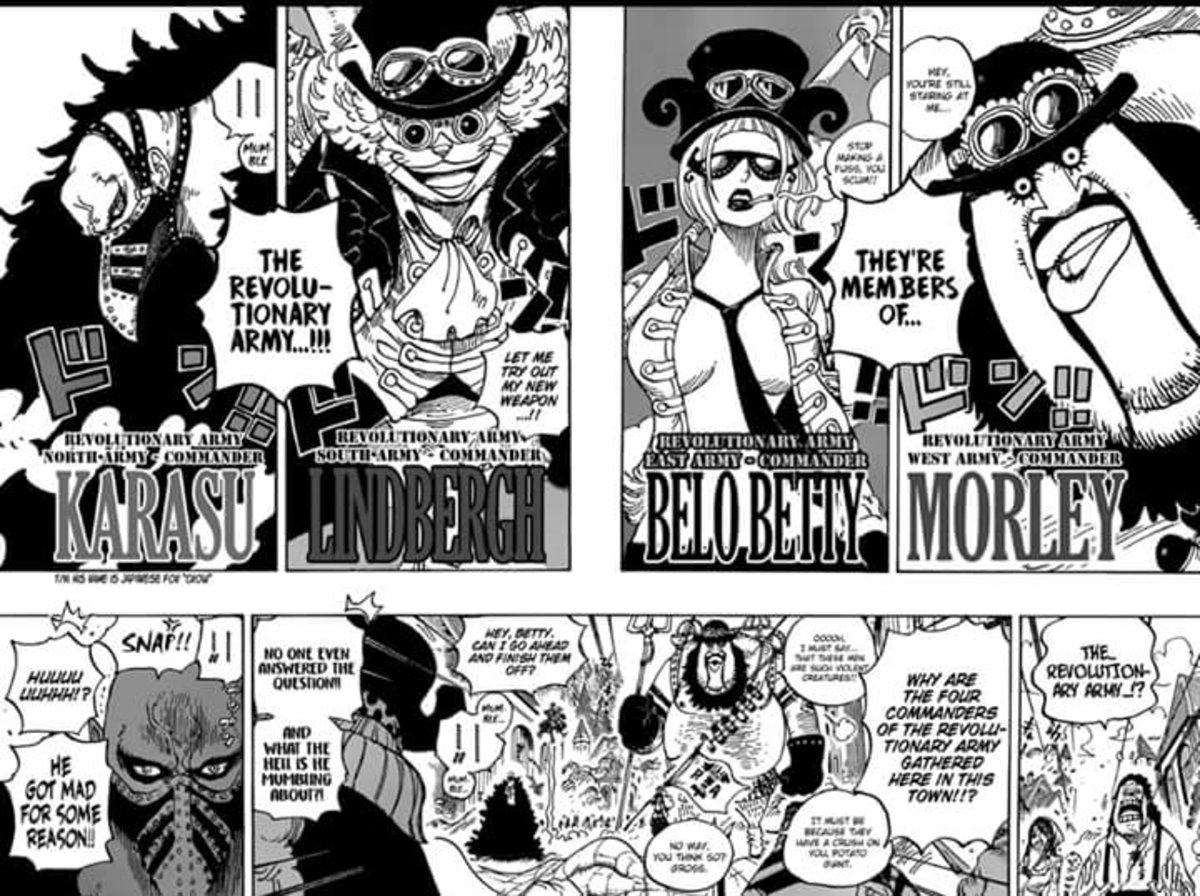 One Piece introduce a los Comandantes de la Armada Revolucionaria
