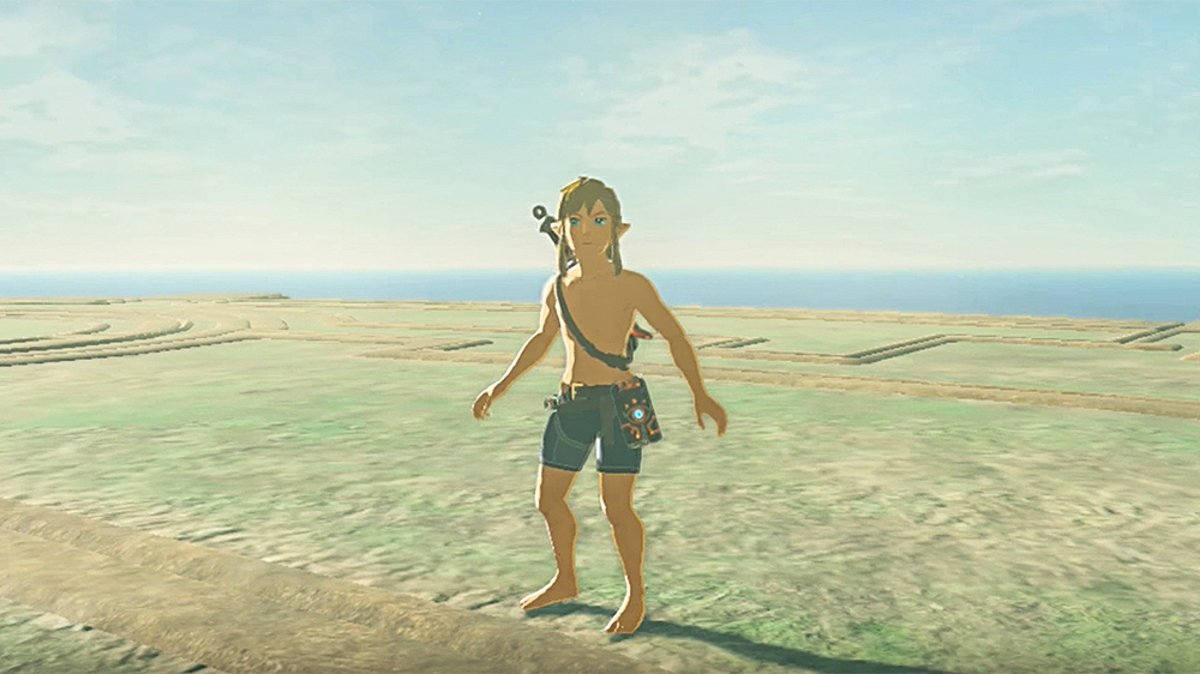Un jugador de The Legend of Zelda: Breath of the Wild derrota al jefe final del segundo DLC desnudo y con tres corazones