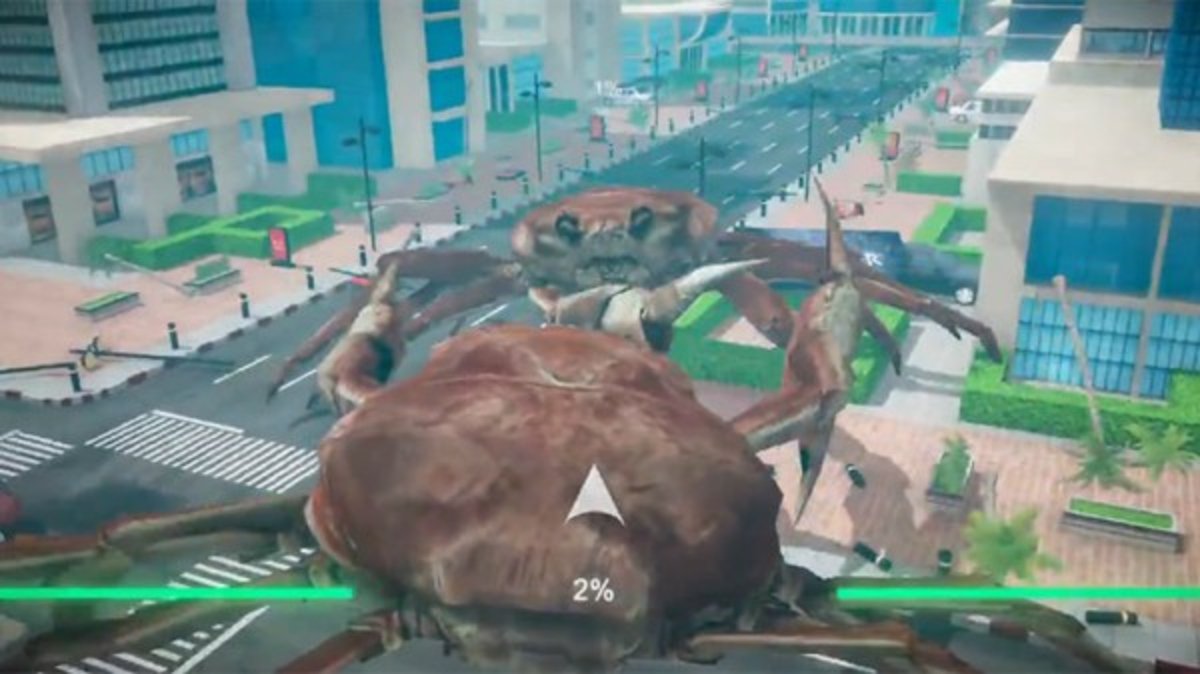 Las peleas de cangrejos se convierten en un videojuego real