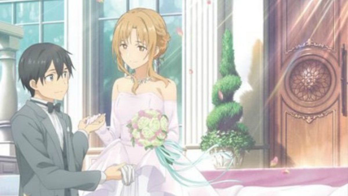 Sword Art Online muestra cómo sería la boda de sus protagonistas en una ilustración 