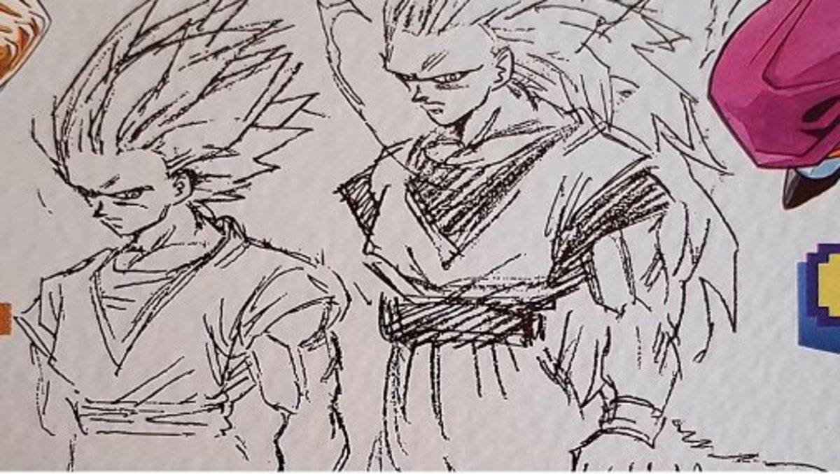 Dragon Ball: Se revelan bocetos inéditos para el Super Saiyan 3 de Akira Toriyama